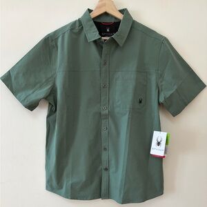 NWT Spyder Men's Olive Shirt